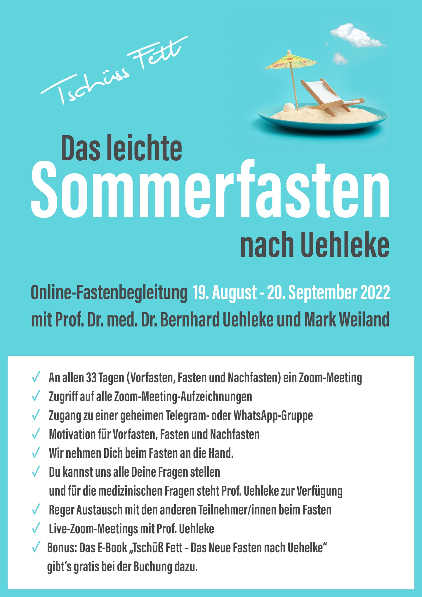 Das leichte Sommerfasten nach Uehleke [Online-Kurs]